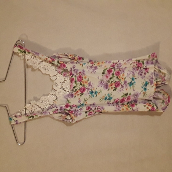 **DONATED** Buttery soft floral tank - Picture 3 of 5